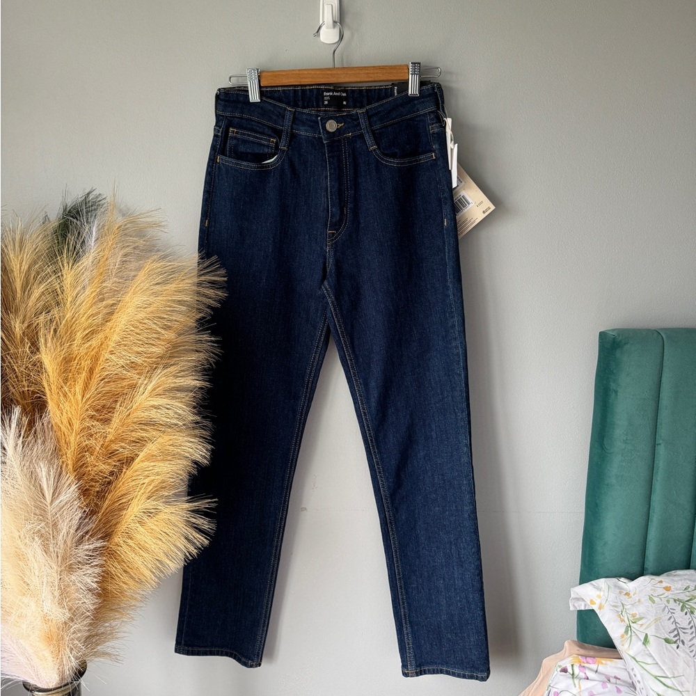 Frank & Oak Dark Blue Skinny Jeans